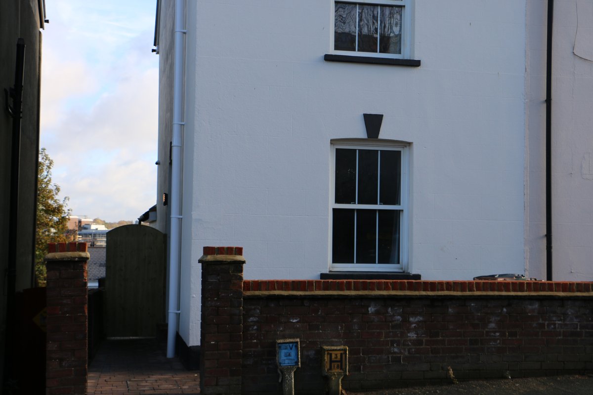 Victorian cottage front exterior after substantial extension — Denzil Road, Guildford, Surrey